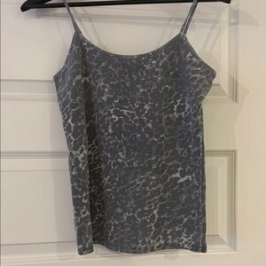 Zara Gray Animal Print Camisole